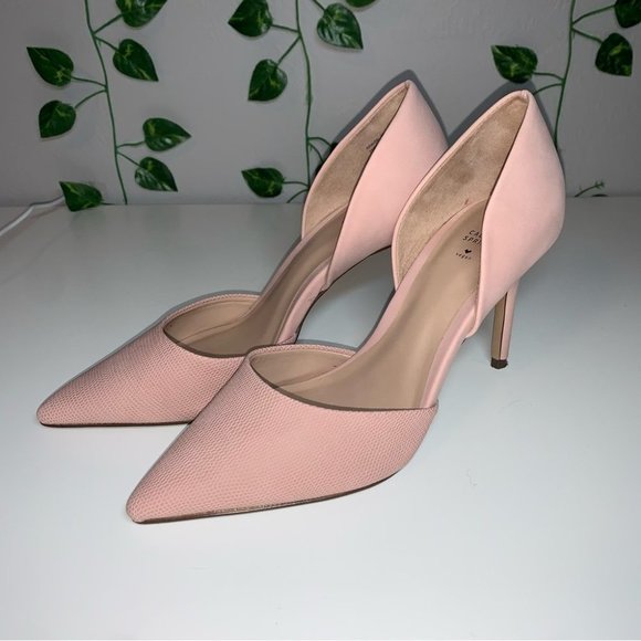 Call it Spring Heels Women’s Size 7 US Pink Vegan Pointy Toe D’Orsay Stiletto - Picture 3 of 9